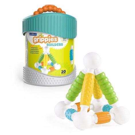 Grippies Builders, set magnetic senzorial (20 piese) - imagine 7